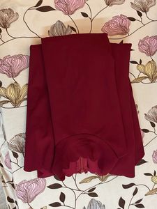 Elegant Maroon Maxi Dress