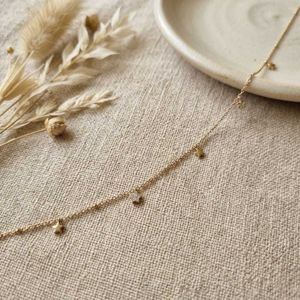 Delicate Star &amp; Crystal Anklet