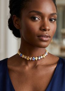 New Sparkling Crystal Choker Necklace