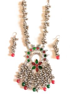 Combo of 4 Navratri necklace earrings set