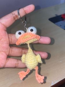 Cute Crochet ugly Duck Keychain 🐥🐥