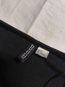 Black tie up cardigan