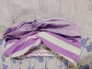 Set of Two Stylish Purple Headbands