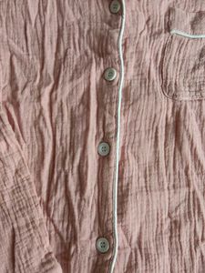 Soft Pink Pajama Top