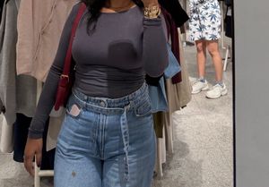 Solid Color Long Sleeve Top