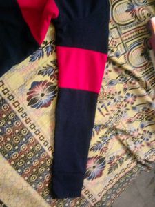 New Color Block Long Sleeve Top