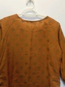 Stylish Brown Printed Kurta