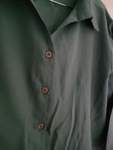Classic 3/4 Sleeve Button-Up Shirt