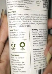 Plum Green Tea Pore Cleansing Face Wash |