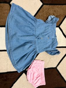 Baby Girl Denim Frock