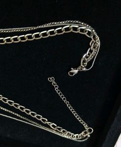 Layered Silver Necklace