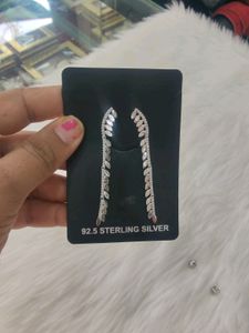 92.5 Sterling Silver Heavy Earings