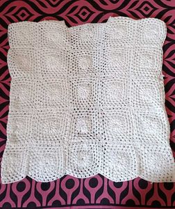 Resham threads crochet vest.
