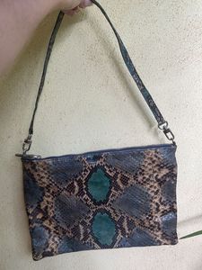 Stylish Snakeskin Clutch Bag