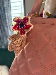 Crochet Demogorgon Flower Keychain