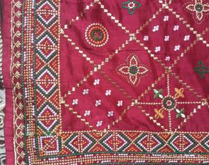 Maroon Embroidered Saree Blouse