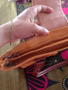 Stylish Color Block Tote Bag