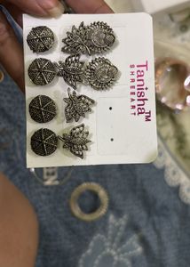Jewellery Set - Jhumkas &amp; Hoops