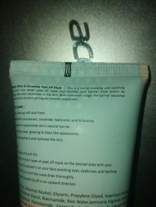 Glamveda Rice &amp; Ceramide Peel Off Mask