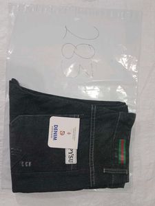 Distressed Black Denim Jeans