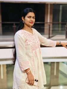 offWhite kashmiri lucknowi Kurta pant set