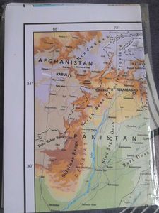 NDIA Physical Map - Geography Educational