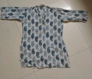 Printed Short Cotton Kurti