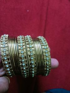 FREE  Golden Metal Bangle