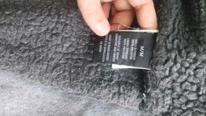 Grey Zipper Hoodie with Graphic Print