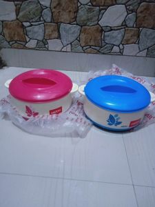 COMBO OF 2 MILTON ORCHID THERMOWARE CASSEROLE