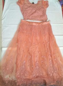 Peach Lehenga🤩