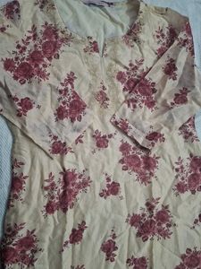 Floral Print Kurta