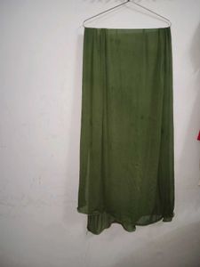 Elegant Olive Green Dupatta georgette net stall