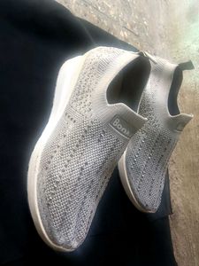 grey heeled shoes 🎀