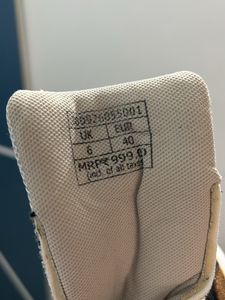 Zudio - Off White &amp; Brown Sneakers - UK6