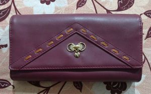 Chic Red Bow Detail Wallet