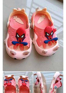 Spiderman Pink Clogs for Kids