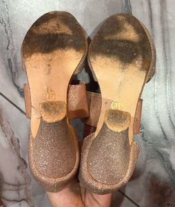 Sparkly Rose Gold Heels