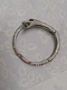 Sparkling Snake Bangle Bracelet