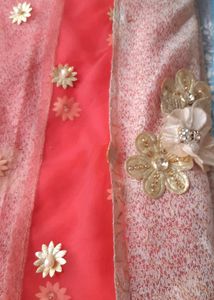 Beautiful Red Color Heavy Saree