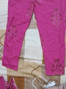 Vibrant Pink Printed Kurta