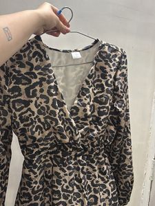leopard print dress