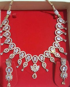 Exquisite Cubic Zirconia Necklace Set