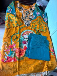 Elegant Embroidered Kurta Set