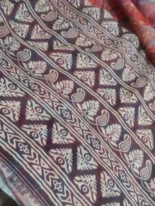 Vibrant Floral Print Saree