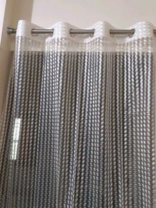 Stylish Metallic Print Curtain