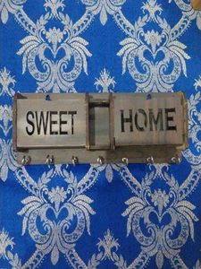 Sweet Home Key Holder Wall Decor