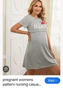 Grey Cocoon T-Shirt Dress