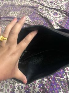 Sleek Black Handbag