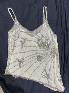 heavy embellished chatpata sheer top